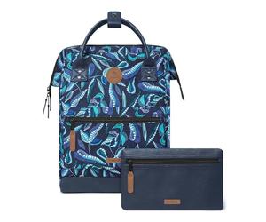 Cabaïa Waterproof Backpack - Molle System and Trendy Design for Men and Women - Robust Nylon, Padded Comfort - Ideal for Travel, School, Work - Blue, fontainebleau, Medium 18L, Casual
