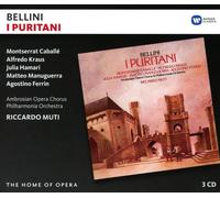 CABALLE/KRAUS/MUTI/POL - I PURITANI HOME OF OPERA 3 CD NEW BELLINI,VINCENZO