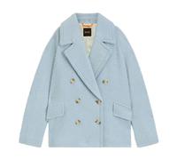 Caban Coat with Boxy Fit - female - Hugo - Double-Breasted Coats - Blue - 2XL - Coats 2XL