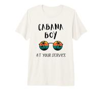 Cabana Boy Funny Summer Pool Party Bartender Bartending Premium T-Shirt