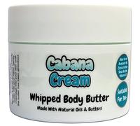 Cabana Cream Whipped Body Butter - 150g - Natural Oils and Butters - Calm & Relaxing Scent - Vegan Friendly - Puddle of Wax - Made in the UK