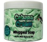 Cabana Cream Whipped Soap Body Wash - 150g - Natural Oils & Kaolin Clay - Calm & Relaxing Scent - Vegan Friendly - Puddle of Wax - Made in the UK