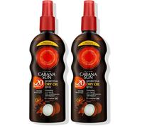 Cabana Sun CABANA Deep Tanning Dry Oil Spray SPF20-200 ml (Pack of 2)