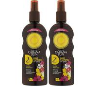 Cabana Sun CABANA Deep Tanning Oil Spray SPF2-200 ml (Pack of 2)