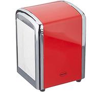 Cabanaz Tissue Dispenser RD, Metal, Red, 12 x 11 x 16 cm
