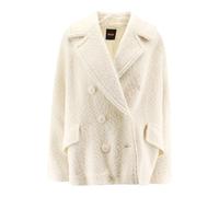Cabani Coat - female - Boss - Double-Breasted Coats - White - 2XL - Coats 2XL