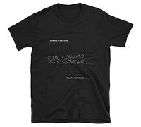 Cabaret Voltaire - Silent Command 7 - Limited Edition Black Tribute Tee Round Neck Unisex Tops Men's 100% Cotton Short-Sleeve T-Shirts M