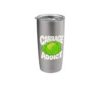 Cabbage Minimalist Badge Patch Stainless Steel Insulated Tumbler