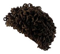 Cabbage Patch Wig for Baby Cute Funny Cabbage Patch Baby Wig Hat with Elastic Pullover Soft Yarn Warm Knit Cap for Boy Girl 3-24 Months.