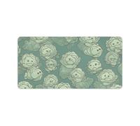 Cabbage Pattern Keyboard Mat Large Gaming Mouse Pad, Anti-Slip Desk Mat for Desktop Desk Work/Home Writing Mat 11.8 * 23.6 Inches