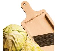 Cabbage Shredder & Slicer for Finely Cut Sauerkraut and Coleslaw. Compact Size. Solid Wood. Three Blades! Made in Poland