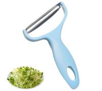 Cabbage Shredder,Vegetable Cutter Cabbage Slicer, Stainless Steel Fruit Vegetable Potato Peeler Cabbage Graters Kitchen Must Have for Home Restaurants 17 * 12cm Graters, Peelers (Blue)