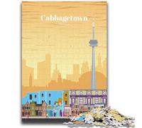 Cabbagetown in Toronto Adult Jigsaws 1000 Piece, Art Interesting Stress Reduction Wishlist with Santa Claus for Age 14 1000pcs(50x75cm)