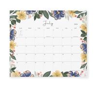 Cabbrix Magnetic Calendar for Fridge, 2026 Refrigerator Calendar Including July 2026 to December 2027 for Planning and Organizing Your Life, 13" x 11-1/2", Floral
