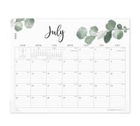 Cabbrix Magnetic Calendar for Refrigerator 2026, Monthly Fridge Calendar Magnet Covering January 2026 to June 2027, 15 x 12 inch, Aesthetic Greenery Design, Easy Organizing