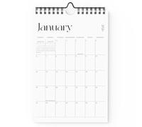 Cabbrix Mini Calendar 2025-2026 Wall Calendar, Vertical 6 x 9 inch Small Calendar July 2025 to December 2026, Easy Planning Little Notepad Calendar for Wall, Desk, Bulletin Board, Simplified