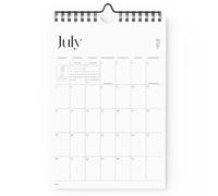 Cabbrix Mini Calendar 2025-2026 Wall Calendar, Vertical 6 x 9 inch Small Calendar July 2025 to December 2026, Easy Planning Little Notepad Calendar for Wall, Desk, Bulletin Board, Simplified