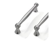 CABDM 10 Pack 3-1/2inch(89mm) Center to Center Brushed Satin Nickel Cabinet Pulls Handles for Cabinets Cupboard Solid Heavy Duty Drawer Handles Dressers Kitchens bedrooms