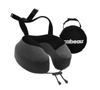 Cabeau Evolution S3 Travel Pillow - Straps to Airplane Seat - Ensures Your Head Won’t Fall Forward - Relax with Plush Memory Foam - Quick-Dry Fabric Keeps You Cool and Dry (Steel)…