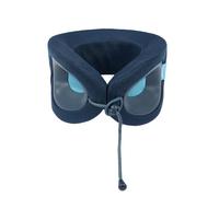 Cabeau Travel Pillow for Long Flights - Evolution X - Memory Foam Neck Support - Comfort On-The-Go for Airplane, Train, and Car (Sapphire)