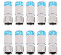 Cabelcon F-56-CX3 5.1 F Compression Connector for 7 mm Pack of 10