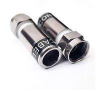 Cabelcon F Male Compression Connectors RG59/6 (3.9) Professional Water Proof Pack of 50