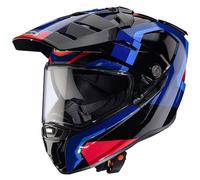 Caberg Tanami Scram Motocross Helmet, black-red-blue, size L for Men