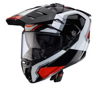 Caberg Tanami Scram Motocross Helmet, black-white-red, size L for Men