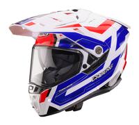 Caberg Adventure Motorcycle Helmet Tanami - Ranger White / Red / Blue