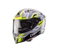 Caberg Avalon X Brama Full Face Motorcycle Helmet Grey/Yellow Fluo/Black