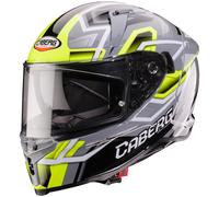 Caberg Avalon X Brama Full-Face Helmet unisex Grey/Neon yellow/Black, XS
