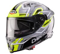 Caberg Avalon X Full Face Motorcycle Helmet - Brama Grey / Fluo Yellow / Black