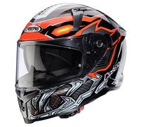 CABERG AVALON GURKHA Integralhelm schwarz-grau-fluo orange XS