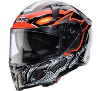 CABERG AVALON GURKHA Integralhelm schwarz-grau-fluo orange S