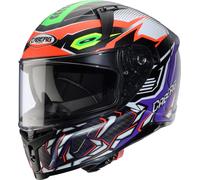 CABERG AVALON X GURKHA Integralhelm matt schwarz-fluo orange-fluo gün-violett XS