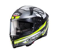 Caberg Avalon X Motorbike Motorcycle Kira Matt Black/Grey/Yellow Helmet