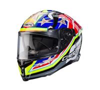 Caberg Avalon X Motorbike Motorcycle Track Black/Yellow/Red/Blue Helmet