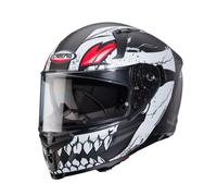 Caberg Avalon X Motorcycle Motorbike Punk Matt Grey/Black/Red Helmet