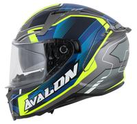Caberg Avalon X Optic Full-face helmet unisex Grey/Blue/Yellow, XS