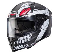 Caberg Avalon X Punk Helmet, grey matt/red, size S (55/56)