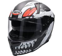 CABERG AVALON X PUNK matt grey-white-red XL