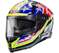 Caberg Avalon X Full Face Motorcycle Helmet - Track Black/Yellow/Red/Blue