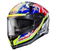 Caberg Avalon X Motorbike Motorcycle Track Black/Yellow/Red/Blue Helmet