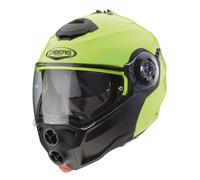 Caberg Droid Flip Up Front Motorcycle Scooter Helmet Hi Viz Yellow