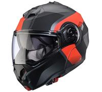 Caberg Duke Evo Flip-Up Motorcycle Motorbike Helmet - Indy Matt Gun Red Black