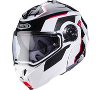 Caberg Duke Evo Flip-Up Motorcycle Motorbike Helmet - Move Black / White / Red