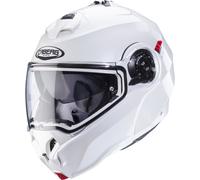 Caberg Duke Evo Flip-Up Motorcycle Motorbike Helmet - White Metal