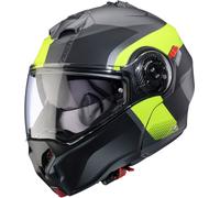 Caberg Duke Evo Indy, flip up helmet XL Matt Black/Neon-Yellow/Grey