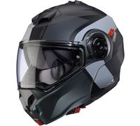 CABERG DUKE EVO INDY Klapphelm matt schwarz-gun metal-grau S