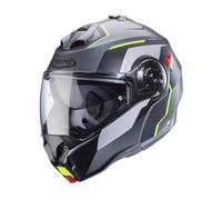 Caberg Duke Evo Move, flip up helmet L Matt Grey/Black/Neon-Yellow